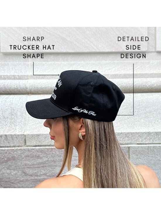 Unisex Black 1 Cute Caps Cowgirls Cowboys Snapback Western Trucker Hat